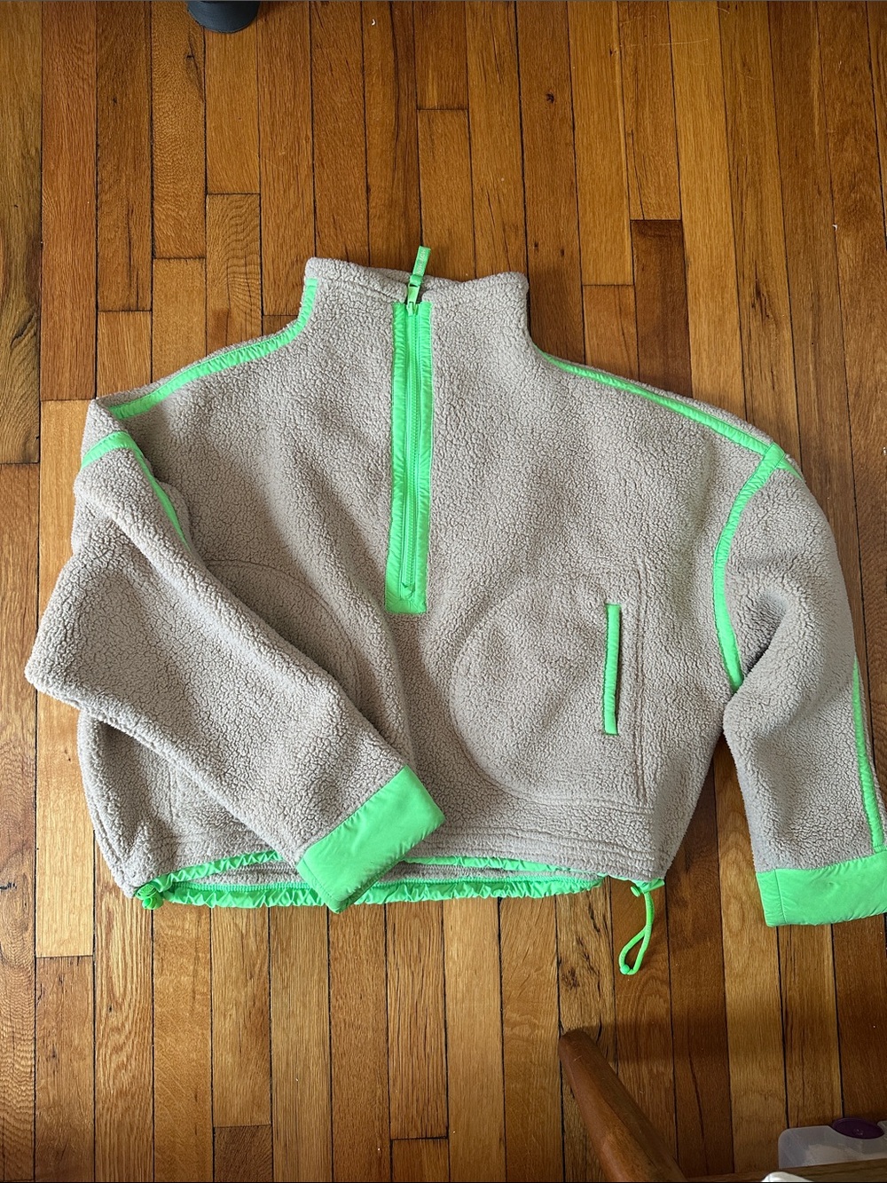 Free People mountain high half zip Sherpa fleece medium